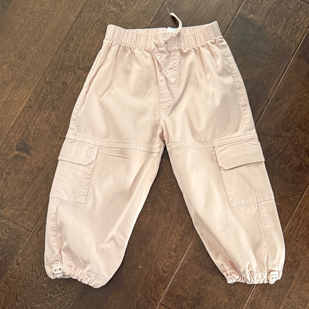 Zara Kids Soft Pink Cargo Trousers